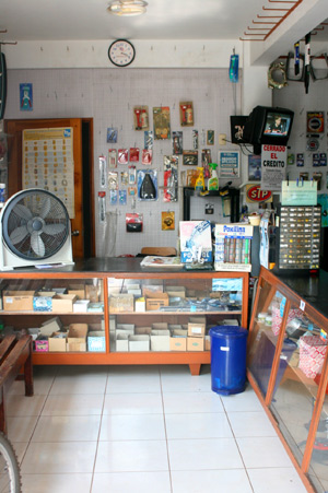 Another view of the store's interior shows part of the large inventory.