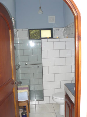 The guest bathroom.