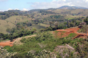 The terrain around te developent is a beautiful series of hills rising toward the Continental divide in the mountains east of te lake. 